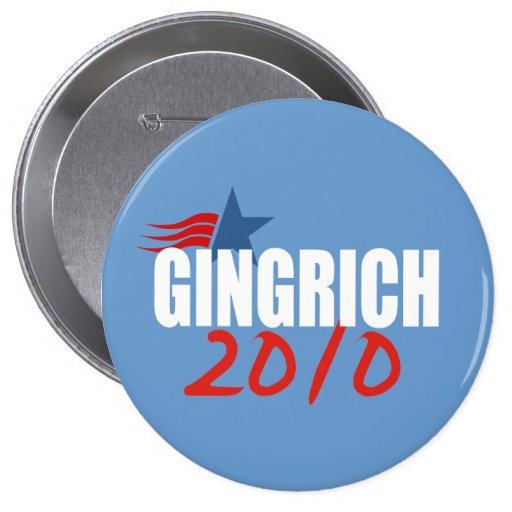 NEWT GINGRICH Election Gear Pinback Buttons