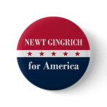 Newt Gingrich for America Pin