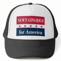 Newt Gingrich for America Hats