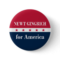 Newt Gingrich for America Pin