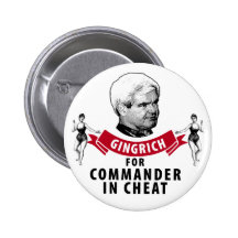 Newt Gingrich for Commander in Cheat Button