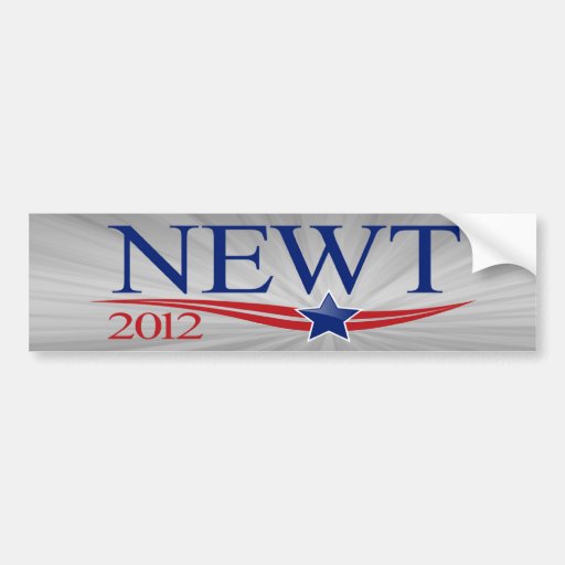 Newt Gingrich for President 2012 Bumper Stickers