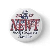 Newt Gingrich for President 2012 Gear Pinback Button