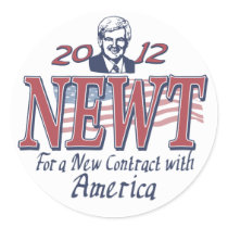 Newt Gingrich for President 2012 Gear stickers by GrandOldPartyGear Newt Gingrich for President 2012 Gear stickers