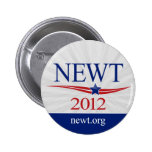 Newt Gingrich for President 2012 Pinback Buttons