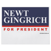 Newt Gingrich for President (2) flyers by GingrichShirts Newt Gingrich for President (2) flyers