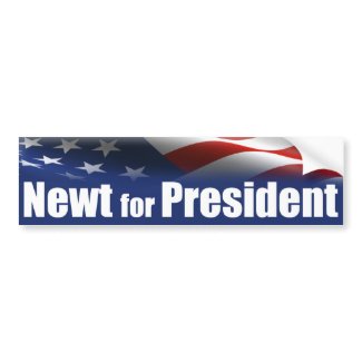 Newt Gingrich for President bumpersticker