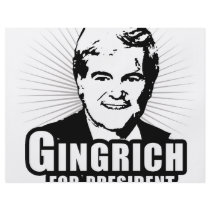 Newt Gingrich for President flyers by GingrichShirts Newt Gingrich for President flyers