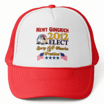 Newt Gingrich For President Mesh Hat