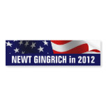 Newt Gingrich for President in 2012 Bumper Stickers