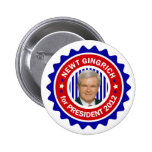 Newt Gingrich for US President 2012 Buttons
