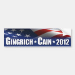Newt Gingrich Herman Cain Bumper Stickers