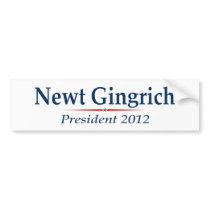 Newt Gingrich President 2012 (v103) Bumper Sticker