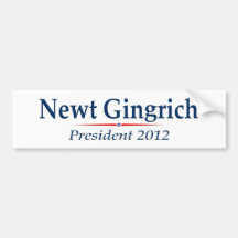 Newt Gingrich President 2012 (v103) Bumper Sticker
