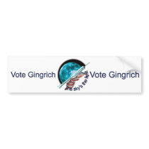 Newt Gingrich - the sky's the limit Bumper Stickers