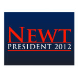 Newt President 2012 Post Card