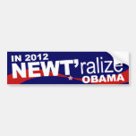 NEWT 'raize OBAMA - Gingrich 2012 Bumper Stickers