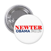 Newter Obama 2012 Button