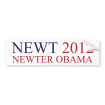 Newter Obama Bumper Sticker