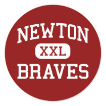 Newton - Braves - High School - Newton New Jersey stickers by customteamsportswear Newton - Braves - High School - Newton New Jersey stickers