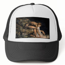 Newton William Blake Masonic Painting Trucker Hats