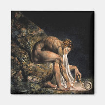 Newton William Blake Masonic Painting Refrigerator Magnet