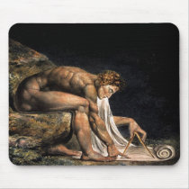 Newton William Blake Masonic Painting Mousepads