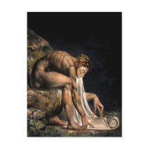 Newton William Blake Masonic Painting Post Card