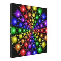 Newton's Rainbow Wrapped Canvas Canvas Prints