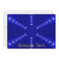 Newton's Snowflake Invitation