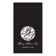 Next Appointment Cards, monogram DIY color Business Card