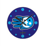Next Full Moon Round Wall Clocks