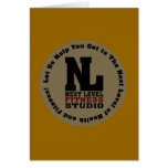 Next Level Fitness Studio Emblem Greeting Cards
