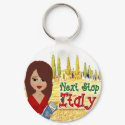 Next Stop Italy Logo Key Chain keychains by nextstopitaly Next Stop Italy Logo Key Chain keychains