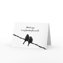 Next To You-My Favorite Place Valentine's Day Greeting Card
