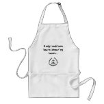 NF2Crew Apron w/ Black Logo