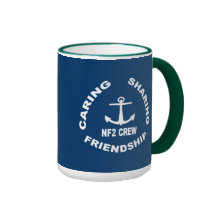 NF2Crew Logo in White Coffee Mug