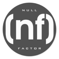 [nf] logo round sticker