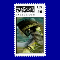 Nfertiti revealed stamp