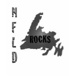 Nfld Rocks American Apparel T-Shirt (Fitted)