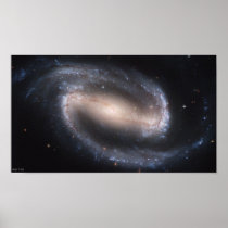 NGC-1300 Barred Spiral Galaxy poster