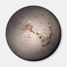 NGC 1316 A radio galaxy seen at 1400 MHz Fridge Magnet