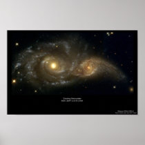 NGC-2207 and IC-2163 Grazing Galaxies Posters
