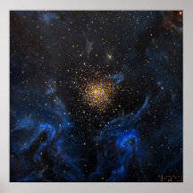 NGC 3603 Nebula Galaxy Painting by Alizey Khan Print