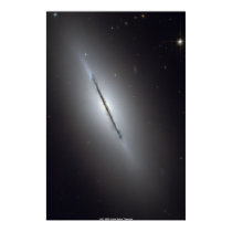 NGC 5866, the Spindle Galaxy posters