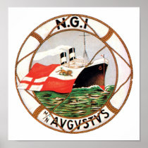 NGI Augustus Luggage Label Posters