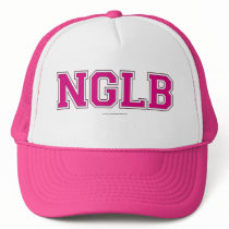NGLB LOGO Raspberry, No Girl Left Behind hats