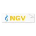 NGV Bumper Sticker Natural Gas Vehicle bumper stickers