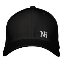 Ni embroidered hats by ScienceHats Ni embroidered hats