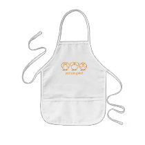 ¡ni un pío! = not a peep! inspires creativeness aprons